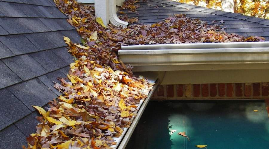 A.J.’s Seamless Gutters downspout system